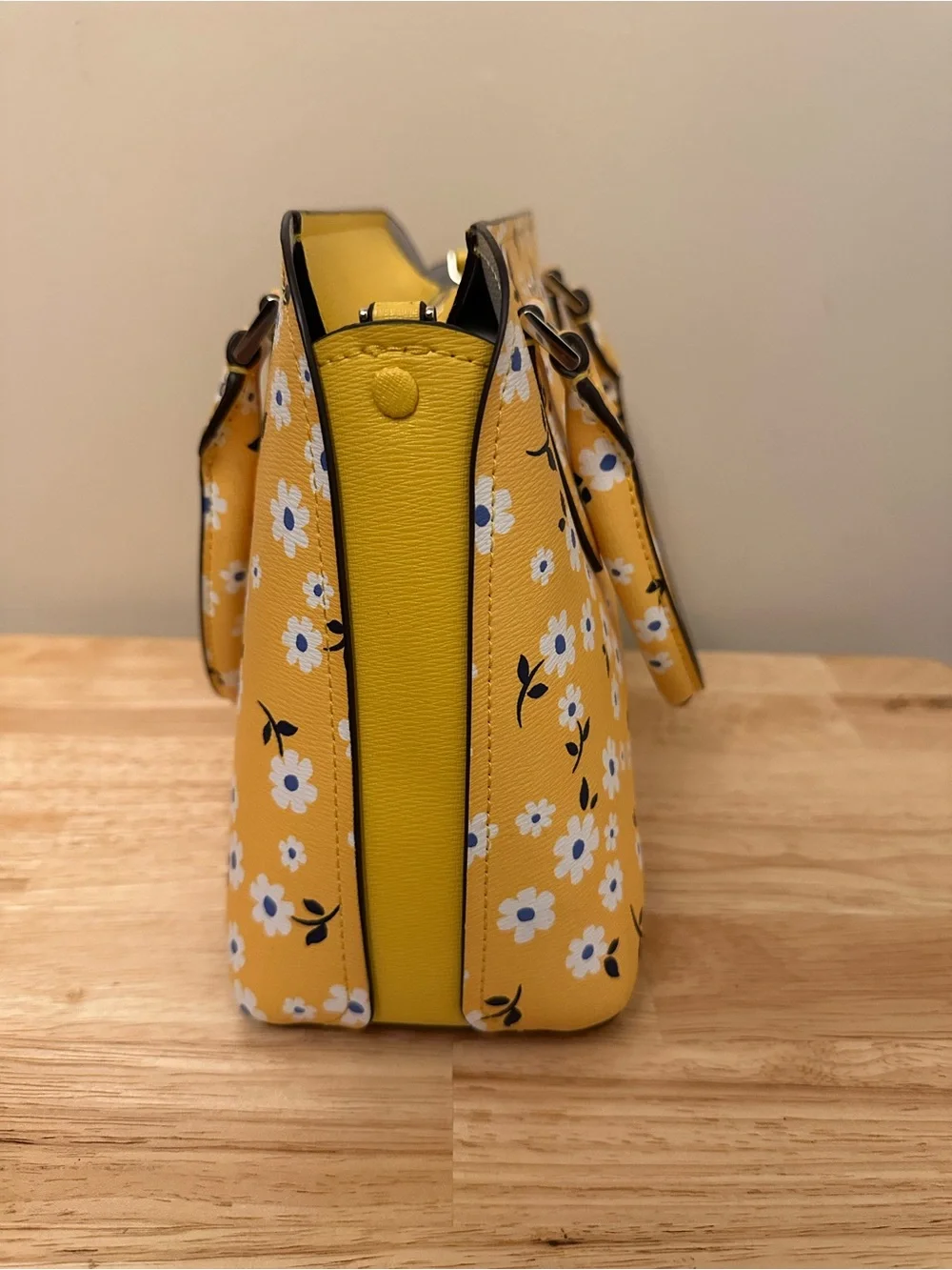 kate spade Yellow Floral Dome Satchel